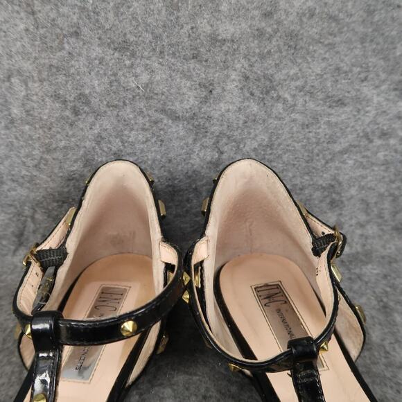 INC International Concepts Shoes Womens 8.5 Flats Closed Toe Ankle Strap Studded - Picture 3 of 12